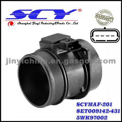 Mass Air Flow Sensor For PEUGEOT FORD VOLVO CITROEN 8ET009142-431 5WK97002 5WK97002Z 7.22184.22.0 1920.HH 1920HH 9645948980 3M5A-12B579-AB