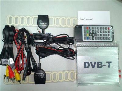 High Speed Driving Car DVB-T Tv Tuner DVB-T999A MPEG4 H.264