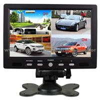 HD Screen,7 Inch Car Stand Alone Monitor With 4 Video Inputs