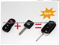 Nissan Remote Key 3+1 4 Button 315MHZ Key Shell 2pcs Per Lot