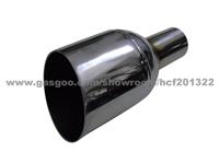 Universal Round Single Wall Slanted Exhaust Tail Pipe