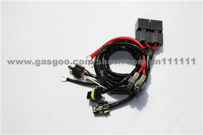 Hot Sale H4 Double Beam HID Fuse Relay Wire Harness