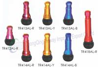 Tire Valves Aluminum Color - Sleeve & Caps For Φ11.5 (Straight Type)