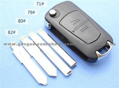 Opel Modified Filp Remote Key Shell 2 Button