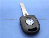 VW Transponder Key Shell With Light For B5 Passat Polo