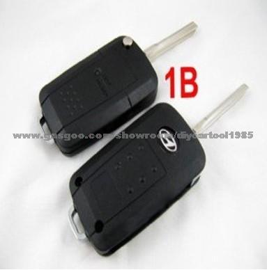 Hyundai Accent Modified Flip Remote Key Shell 1 Button