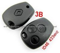 Renault Remote 3 Button 433MHZ With ID46