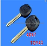 Toyota Transponder Key ID4D(67) TOY43