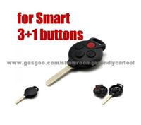 Benz Smart Key Shell 3+1 Button Without Logo