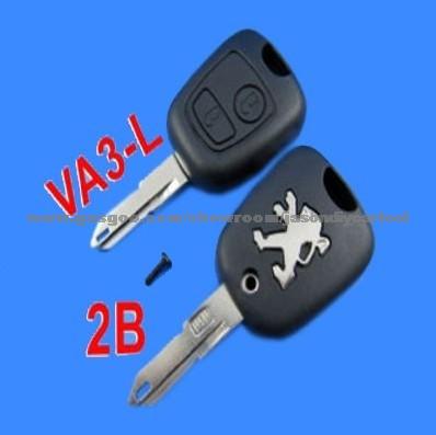 Peugeot Remote Key Shell 2 Button ( 206 )