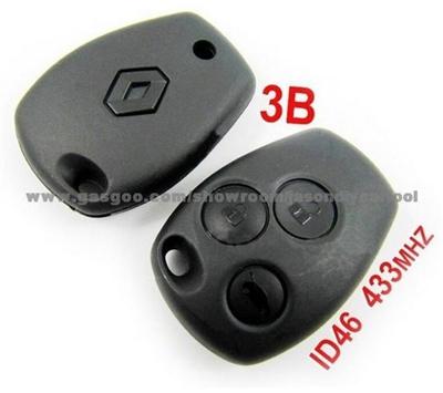 Renault Remote 3 Button 433MHZ With ID46