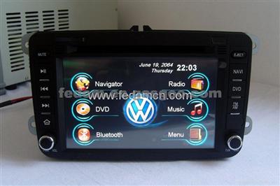 Original Steer Wheeling Car DVD Player For VW Tiguan/Golf 6/CC/Passat B6 With GPS Bluetooth