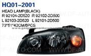 HYUNDAI ELANTRA 2004 Head Lamp(Black)