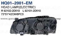 HYUNDAI ELANTRA 2004 Head Lamp(Electric)