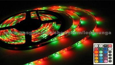 5m 3528 Smd 60leds/M LED Car Strip Lights Rgb 12V Waterproof IP65
