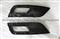 SUPER FOG LIGHT COVER FOR A4 CAR, B9 FOG COVER, BLACK AND CHROME LOOKING