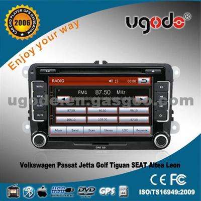 7 Inch 2 Din Volkswagen Golf Dvd Player With Gps Navigation,Vw Golf UI Dvd Player AD-6029