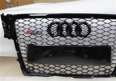 RS4 B8 Grilll For Audi With All Black Appearance