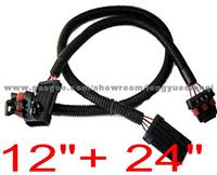 Factory Sale 50pcs O2 OXYGEN SENSOR EXTENSION SET LT1 CORVETTE 4 PIN FLAT 30cm + 60cm Wire