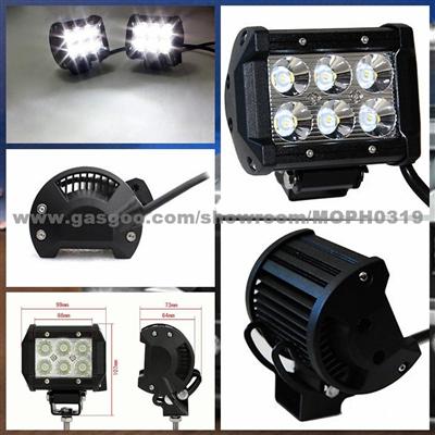 18W 1260LM CREE Led Work Light Bar Off-Road SUV 4x4 Jeep Lamp Spot