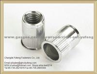 Rivet Nut-BLIND NUT WITH KNURLED BODY AND THIN HEAD - STAINLESS STEEL
