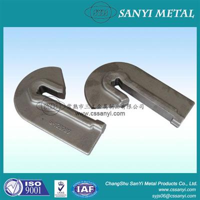 Forged Consturction Machinery Fasteners Link Parts Rail Anchor Steel Railing Anchors For Construction Machinery Fasteneing Use
