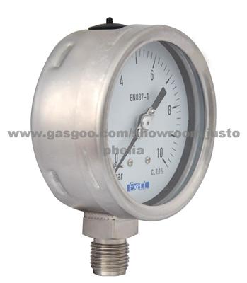 All Stainless Steel Pressure Gauge