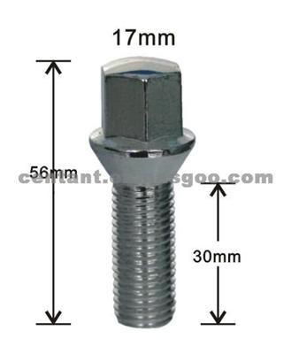 17mm Hex Conical Seat Lug Bolts