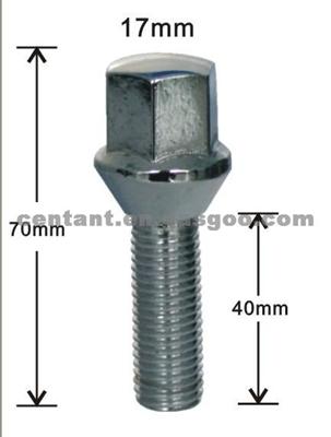 Heat Treated Cone Seat Wheel Bolts