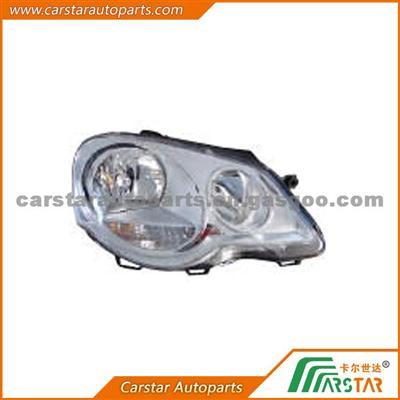 CAR HEAD LAMP(WHITE) FOR VW POLO V 05-06 L 6QD 941 007/R 6QD 941 008