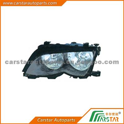 CAR HEAD LAMP (BLACK) FOR 3 SERIES E46 4D 01-04 BMW L(R) 710301177201(2)