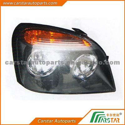 CAR HEAD LAMP(BLACK) FOR ZHONGXING WUXIAN V5/V3/V7