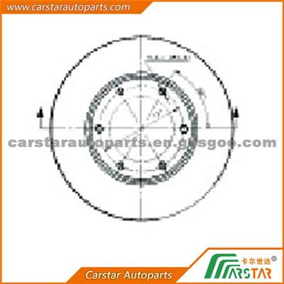 CAR BRAKE DISC FOR NISSAN PATROL 88-98 40206-C7000