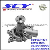 Auto Water Pump For KIA/HYUN DAI GMB:GWM-23A GMB:GWKR-120A NPW:M-15 SIL:PA778 GRAF:PA780 DOLZ:H-209 25100-32020 25100-32033 25100-32031 25100-32515