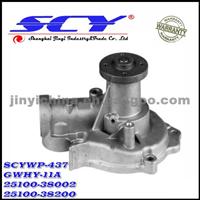 Auto Water Pump For KIA/HYUN DAI GMB:GWHY-11A GMB:GWKR-102A SIL:PA1308 GRAF:PA934 QH:QCP3443 HEPU:P7765 AIRTEX:AW9477/9477 25100-38002 25100-38200