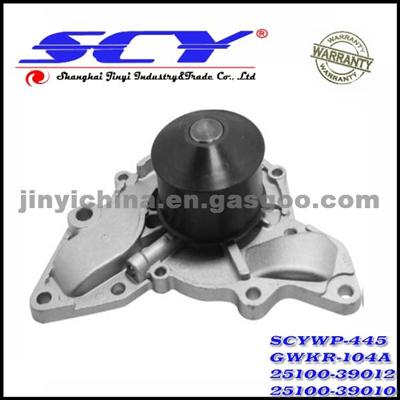 Auto Water Pump For KIA/HYUN DAI GMB:GWKR-104A GMB:GWHY-43B AIRTEX:9417/AW9463 25100-39012 25100-39010