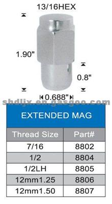 Universal EXTENDED MAG LUG NUT