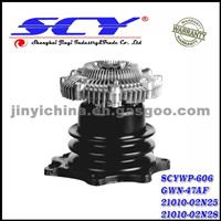 Auto Water Pump For NISSAN/DATSUN GMB:GWN-47AF DOLZ:N-142 NPW:N-42 SIL:PA995 QH:QCP2975 21010-02N25 21010-02N28 21010-02N85 21010-22T25