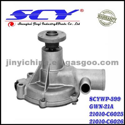 Auto Water Pump For NISSAN/DATSUN GMB:GWN-21A GMB:150-1210 AIRTEX:AW2077 NPW:N-22 SIL:PA1097 HEPU:P7355 21010-C6025 21010-C6026 21010-C6525 21010-C652