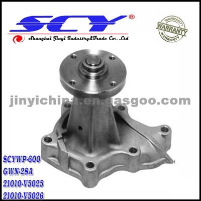 Auto Water Pump For NISSAN/DATSUN GMB:GWN-28A GMB:150-1280 AIRTEX: 9058/AW9058 NPW:N-24 QH:QCP2831 HEPU:P7372 21010-V5025 21010-V5026 21010-V5027