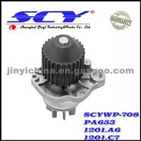 Auto Water Pump For PEUGEOT GRAF:PA653 AIRTEX:1622 BUGATTI:PA5507 DOLZ:C-121 HEPU:P890 QH:QCP3375 SIL:PA870 1201.A6 1201.C7