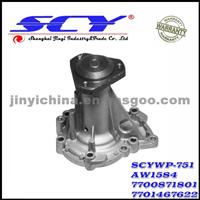 Auto Water Pump For RENAULT AIRTEX:AW1584 HEPU:P917 QH:QCP3226 SIL:PA880 BUGATTI:PA7713 DOLZ:R-210 GRAF:PA627 7700871801 7701467622 7700859931
