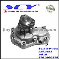 Auto Water Pump For RENAULT AIRTEX:AW1453 HEPU:P818 QH:QCP3139 BUGATTI:PA7712 DOLZ:R-165 GRAF:PA533 SIL:PA753 7701466778