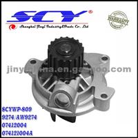 Auto Water Pump For SKODA AIRTEX:9274/AW9274 HEPU:P536 SIL:PA755P DOLZ:A-178 QH:QCP3091/QCP3495 GRAF:PA758 BUGATTI:PA5106/PA8713