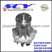 Auto Water Pump For TOYOTA GMB:GWT-27A NPW:T-13 QH:QCP2858 SIL:PA1214 HEPU:P7689 16120-34100 16120-34140