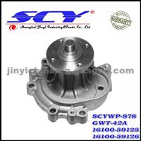 Auto Water Pump For TOYOTA 16100-59125 16100-59126 16100-59127 16100-59128 16100-59129 16100-59215 16100-59045 16100-59046 16100-59047