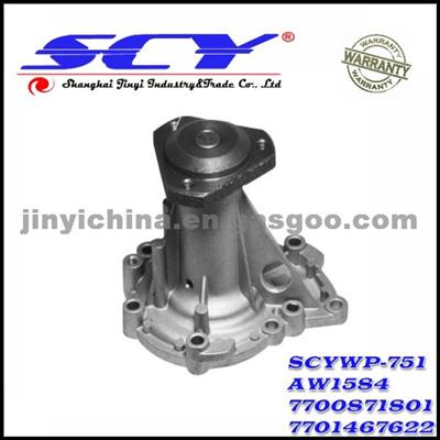 Auto Water Pump For RENAULT AIRTEX:AW1584 HEPU:P917 QH:QCP3226 SIL:PA880 BUGATTI:PA7713 DOLZ:R-210 GRAF:PA627 7700871801 7701467622 7700859931