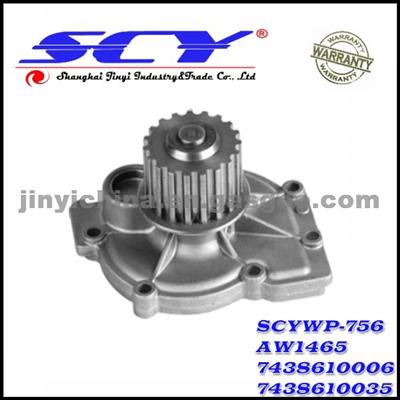 Auto Water Pump For RENAULT AIRTEX:AW1465 HEPU:P056 DOLZ:R-199 BUGATTI:PA8803 QH:QCP3090 GRAF:PA749 SIL:PA1133 7438610006 7438610035