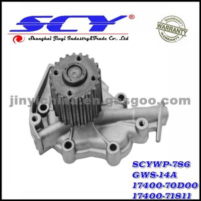 Auto Water Pump For SUZUKI GMB:GWS-14A NPW:S-31 DOLZ:D-216 17400-70D00 17400-71811