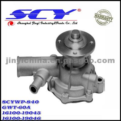 Auto Water Pump For TOYOTA GMB:GWT-60A NPW:T-26/D-19 SIL:PA910 QH:QCP2857 HEPU:P7651 16100-19045 16100-19046 16100-19155 16100-19156 16210-13010